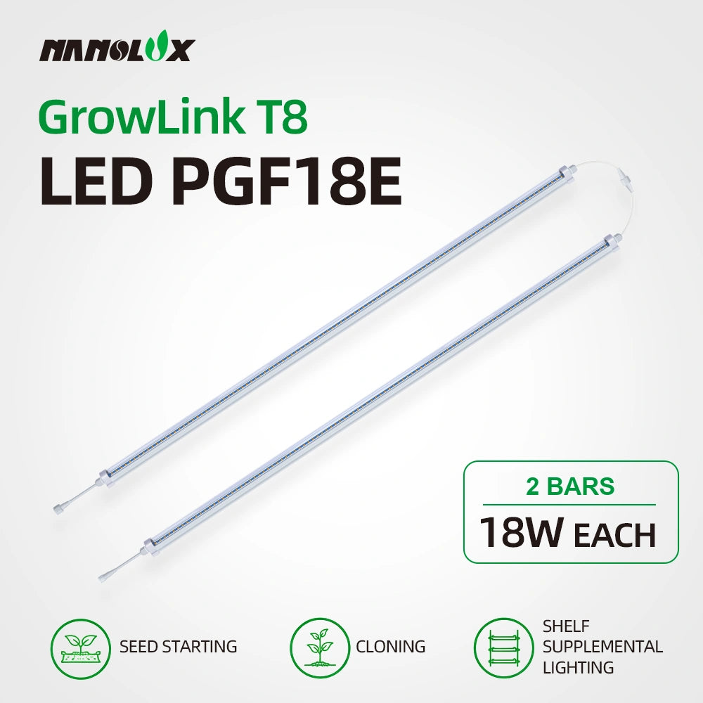 Nanolux GrowLink T8 LED PGF18E 2 bars 18W each