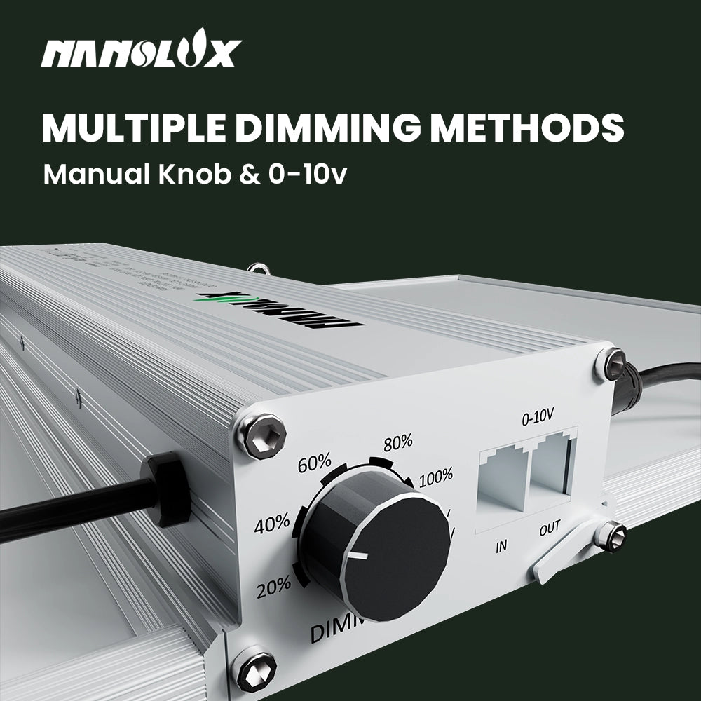 Nanolux RG300 manual dimming and 0-10V control